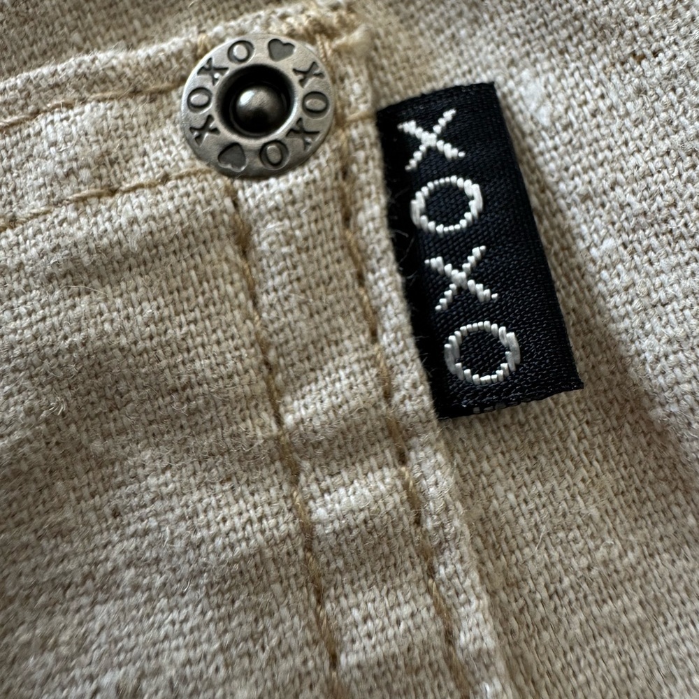 XOXO Jeans Y2K Linen Blend Bootcut Pants Size 5/6 NWT - Picture 14 of 15
